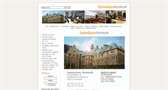 Desktop Screenshot of gymrumburk.cz
