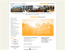 Tablet Screenshot of gymrumburk.cz